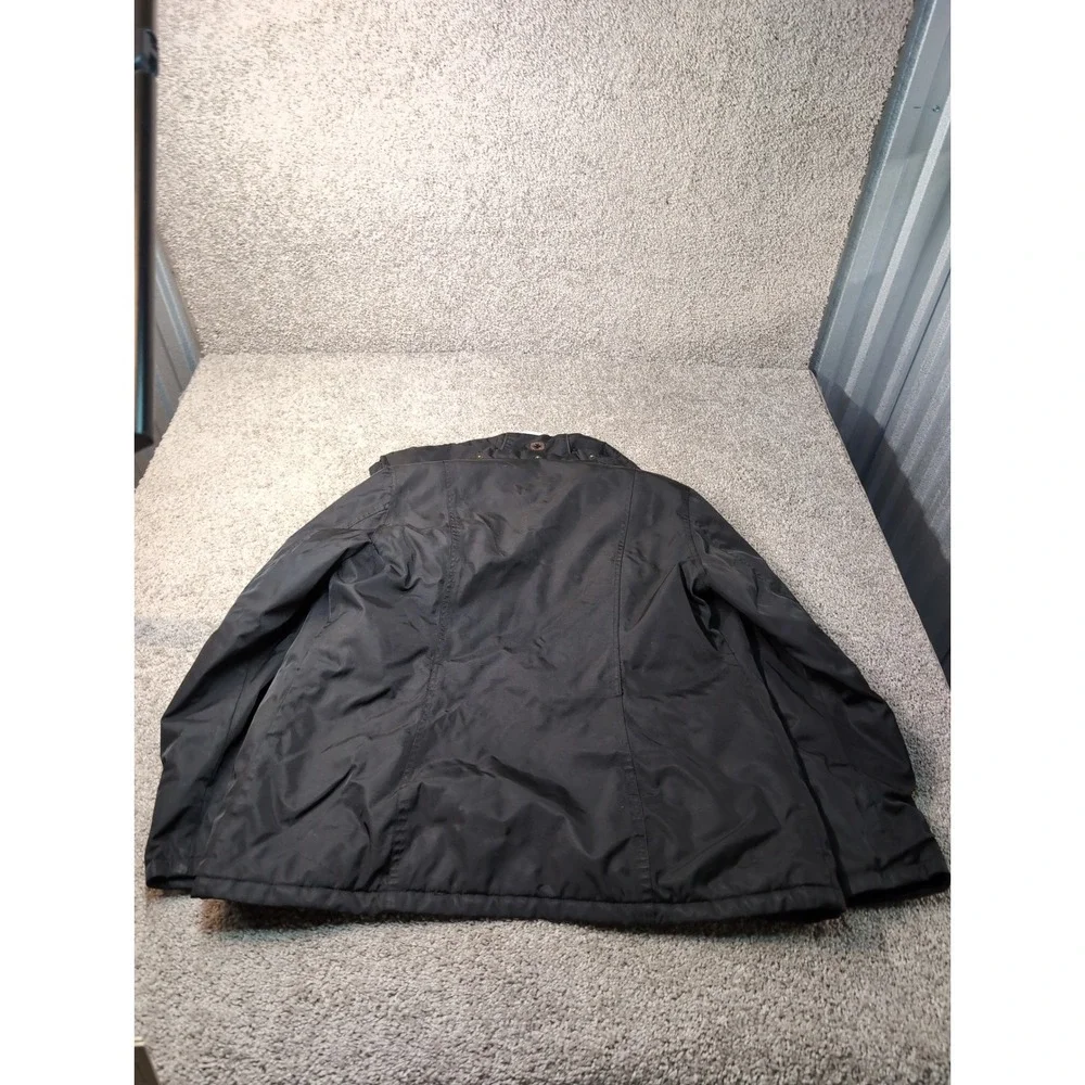 Wellensteyn Mens‎ Black Full Zip Fleece Lined Winter Jacket Size Large
